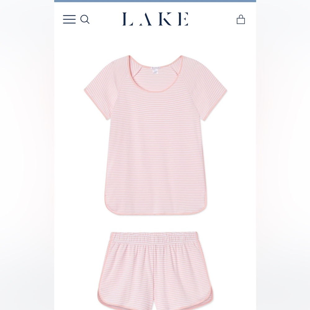 LAKE Striped Pajamas